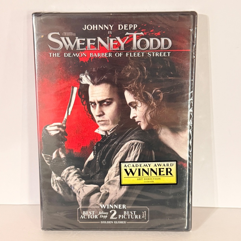 Sweeney Todd The Demon Barber of Fleet Street DVD Tim Burton Johnny Depp New